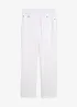 Treggings i twill i elastisk bomullsmiks, bonprix