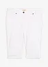 Jeans-bermuda med stretch og oppbrettet nederkant, bonprix