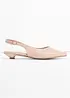 Slingback-ballerinasko i lakkstil, bonprix
