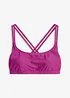 Bustier-bikinitopp med kryssende stropper, bonprix