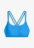 Bustier-bikinitopp med kryssende stropper, bonprix