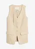 Dressvest i 100% lin, bonprix