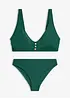 Bustier-bikini med knappepynt, bonprix