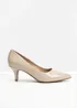 Pumps i lakk-look, bonprix