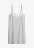 Nattkjole i 100% ribbet bomull, bonprix