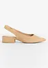 Slingbacks med flat hæl, bonprix