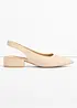 Slingbacks med flat hæl, bonprix