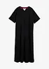 Jerseykjole i formstabilt interlock-materiale med lommer, bonprix