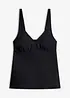 Tankini topp med V-hals, bonprix
