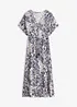 Maxikjole i lett viskose, bonprix