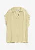 Kortermet bluse i lett viskose, bonprix
