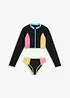 Bikini med langermet bikinitopp, bonprix