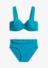 Balconette-bikini med vatterte stropper (2-delt sett), bonprix