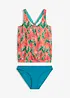 Oversized tankini med iøynefallende rygg, bonprix
