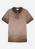 Piké-poloskjorte i vasket look, bonprix