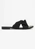 Slip-in sandaler med knute, bonprix