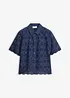 Kortermet bluse i 100% bomull, bonprix