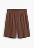 Pull on-shorts i strukturert krepp, bonprix