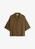 Kort strandbluse i lett viskose, bonprix