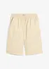 Bermudashorts i papertouch-materiale med bomull, bonprix