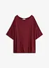 Cold shoulder-topp i viskose, bonprix