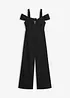 Jumpsuit i strukturert krepp, bonprix