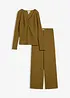 Topp og bukse i myk krepp (2-delt sett), bonprix