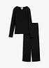Topp og bukse i myk krepp (2-delt sett), bonprix