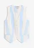 Blazervest i linlook, bonprix