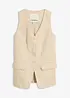 Dressvest i 100% lin, bonprix