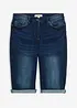 Jeans bermudashorts Mid Waist, komfortlinning, bonprix