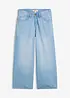Wide Leg-jeans Mid Waist, komfortlinning, bonprix