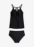 Tankini med cut-outs (2-delt sett), bonprix