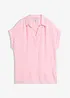 Kortermet bluse i lett viskose, bonprix
