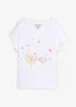 T-shirt med blomsterprint, bonprix