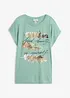 T-shirt med glittertrykk, bonprix