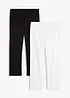 Capri-leggings i smal modell (2-pack), bonprix