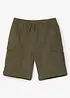 Pull on-bermudashorts i 100% bomull med cargolommer, Regular fit, bonprix