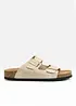 Slip-in sandaler i semsket skinn, bonprix