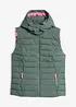 Vattert vest med hette, bonprix