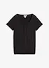 Topp i 100% bomull, kortermet, bonprix