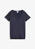 Topp i 100% bomull, kortermet, bonprix