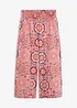 7/8-culotte i jersey med vide ben og bred, vaflet linning, bonprix