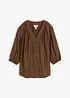 Oversized bluse i myk viskoseblanding, bonprix