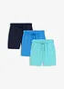 Jersey-bermudashorts i 100% økologisk bomull (3-pack), bonprix