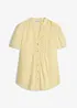 Bluse med hullbroderi, bonprix