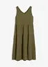 Musselin-kjole i 100% bomull, bonprix