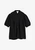 Kortermet musselinbluse, bonprix