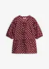 Bluse i 100% bomull med knyting, bonprix