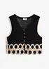 Strikket vest i 100% bomull, bonprix